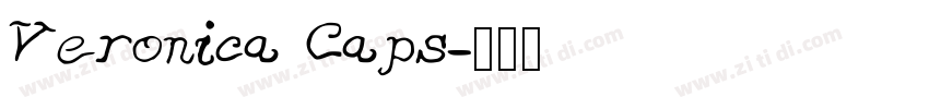 Veronica Caps字体转换
